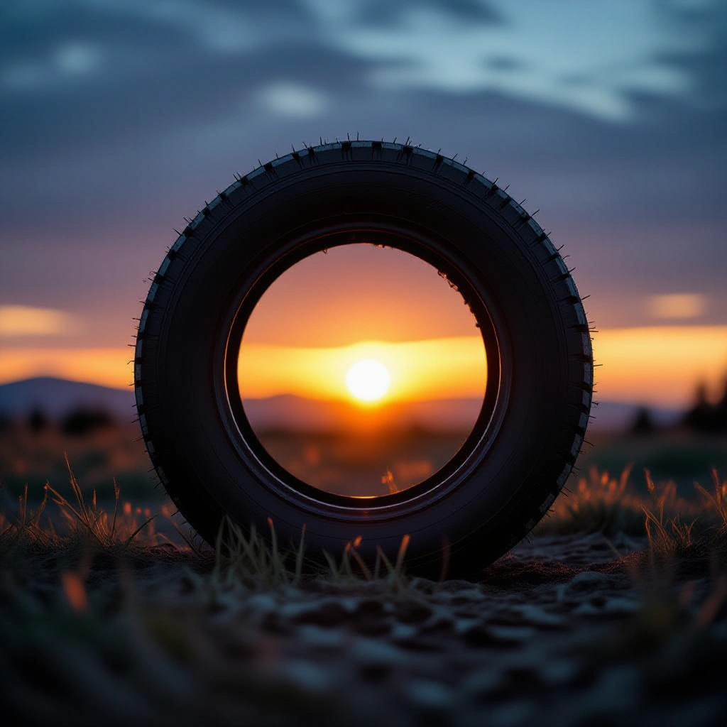Old tires ready for eco-friendly recycling and disposal in Northern Virginia